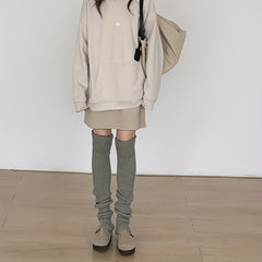 Women's Solid Leg Warmers, 3 Pairs