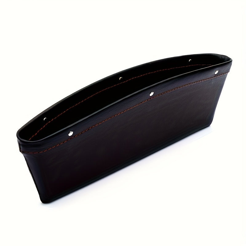 1pc Car Seat Gap Storage Box Universal Adjustable Storage Bag