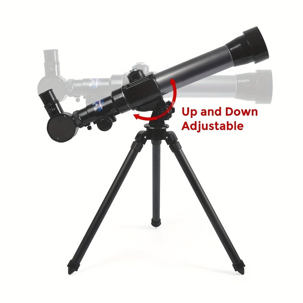Retractable Telescope with Rotatable Bracket & Compass