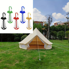Aluminum Fishbone Nail Tent Rope Buckle Multitool