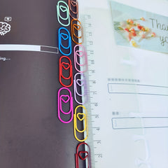 50pcs Mini Love Paper Clip for Office School Occasion