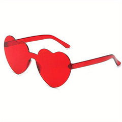 Peach Heart Sunglasses Candy Love Glasses Y2K Eyeglasses