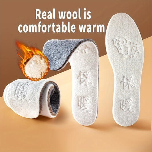 Thermal Felt Insoles Warm Heated Insoles For Winter Shoes
