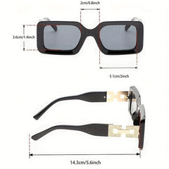 Stylish Frame Sunglasses w/ Unique Legs