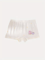 5pcs Girls Cartoon Rabbit & Cake Shortie Briefs Soft Cotton Underwear