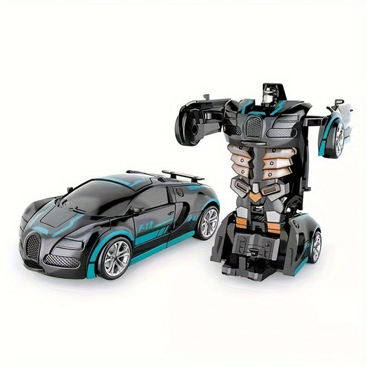 1 Pc Car Toy Collision Deformable Manual Recovery Children's Holiday Gift