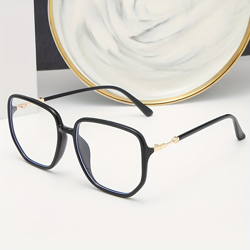 Large Square Clear Lens Glasses Retro Jelly Spectacles Frame Glasses