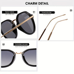 Vintage Thin Round Frame Sunglasses Women's Candy Glasses