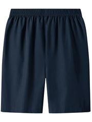 Men's Quick Drying Sports Shorts with Drawstring and Pockets