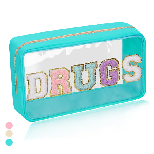 Clear Makeup Bag Waterproof Glitter Cosmetic Bag