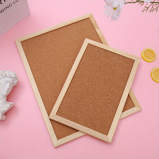 Self Adhesive Cork Board Photo Wall Sticker - Stylish & Functional Display
