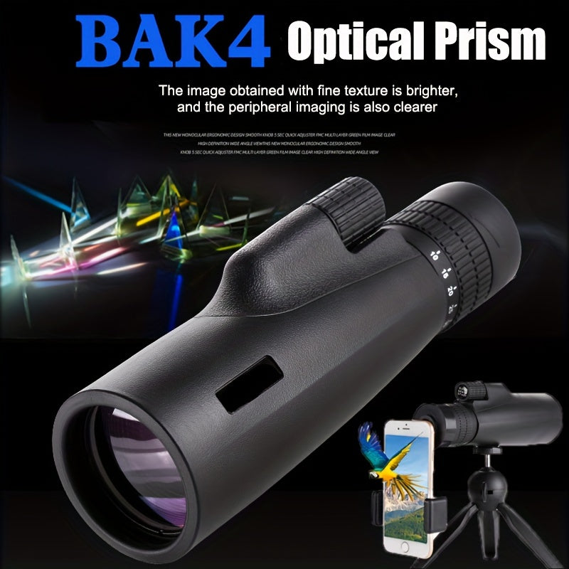 30x50 Monocular Telescope BAK4 Prism with Phone Holder and Tripod