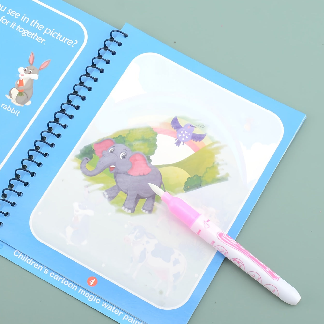 Water Painting Book Cartoon Graffiti Magical Self-disappearing