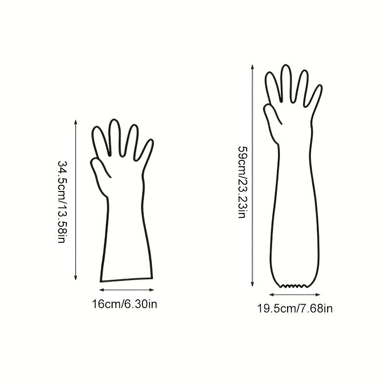 50pcs Disposable Extended Gloves for Dishwashing & Kitchen Supplies