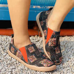 Plaid Pattern Slip-On Shoes for Women