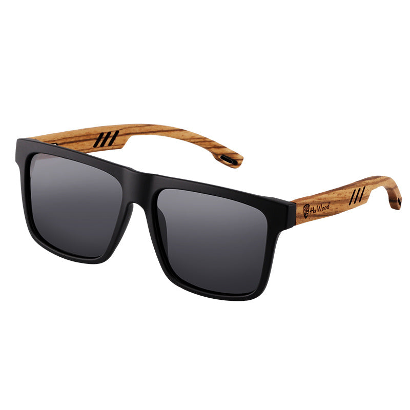Men's Wooden Polarized Sunglasses UV Protection for Cycling Fishing