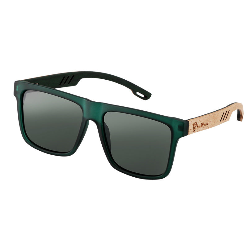 Men's Wooden Polarized Sunglasses UV Protection for Travel Fishing