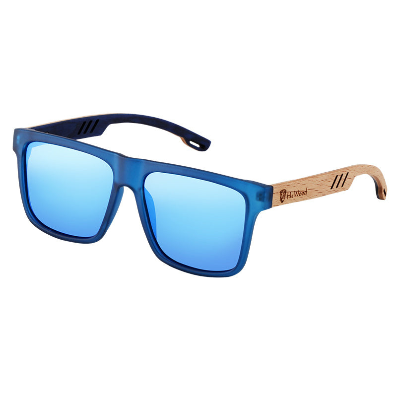 Men's Wooden Polarized Sunglasses UV Protection for Cycling Fishing