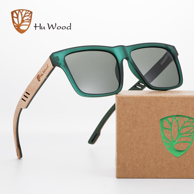 Men's Wooden Polarized Sunglasses UV Protection for Travel Fishing