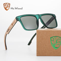 Men's Wooden Polarized Sunglasses UV Protection for Cycling Fishing