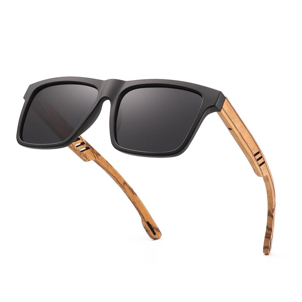 Men's Wooden Polarized Sunglasses UV Protection for Travel Fishing