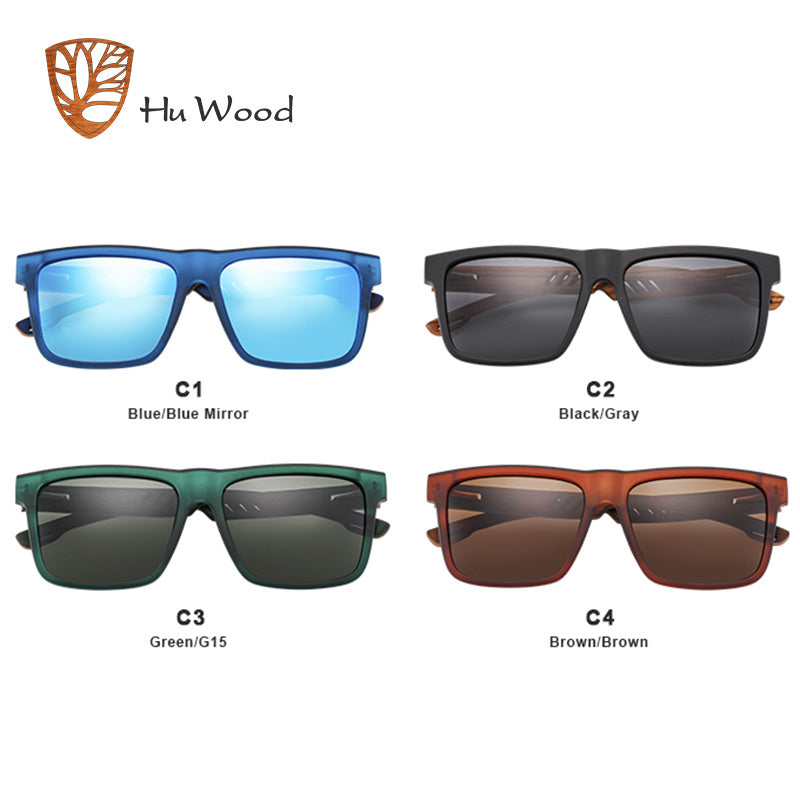 Men's Wooden Polarized Sunglasses UV Protection for Travel Fishing