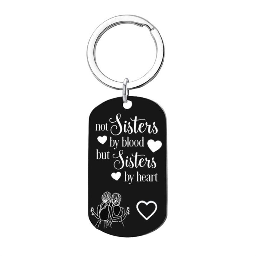 Heart Friendship Keychain for Women, Sister Birthday Gift