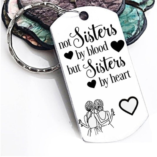 Heart Friendship Keychain for Women, Sister Birthday Gift