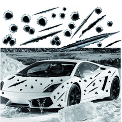 Bullet Hole Car Stickers - Decorative Decals