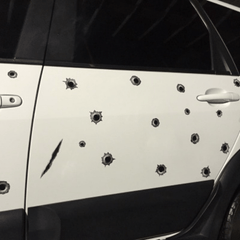 Bullet Hole Car Stickers - Decorative Decals