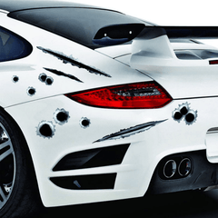 Bullet Hole Car Stickers - Decorative Decals