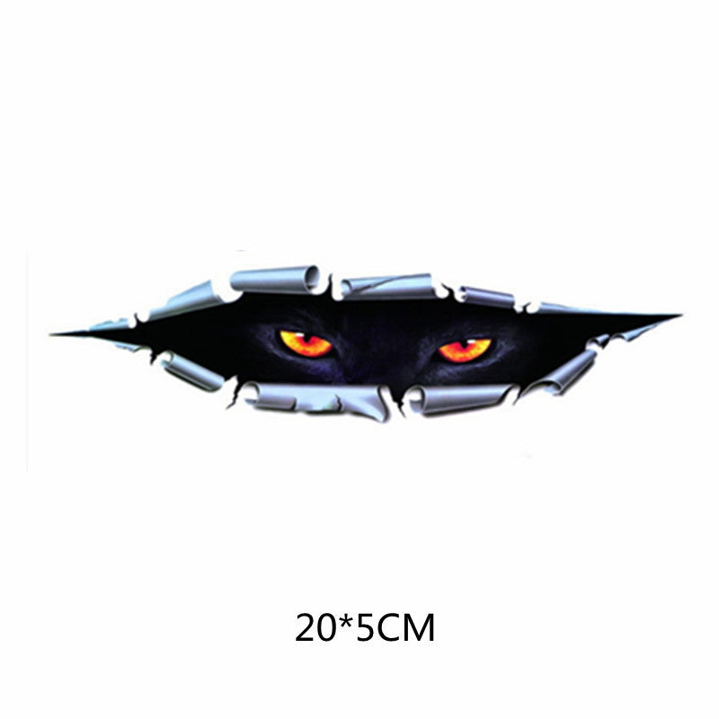 3D Car Auto Windshield Eye Sticker Decal
