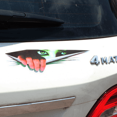 3D Car Auto Windshield Eye Sticker Decal