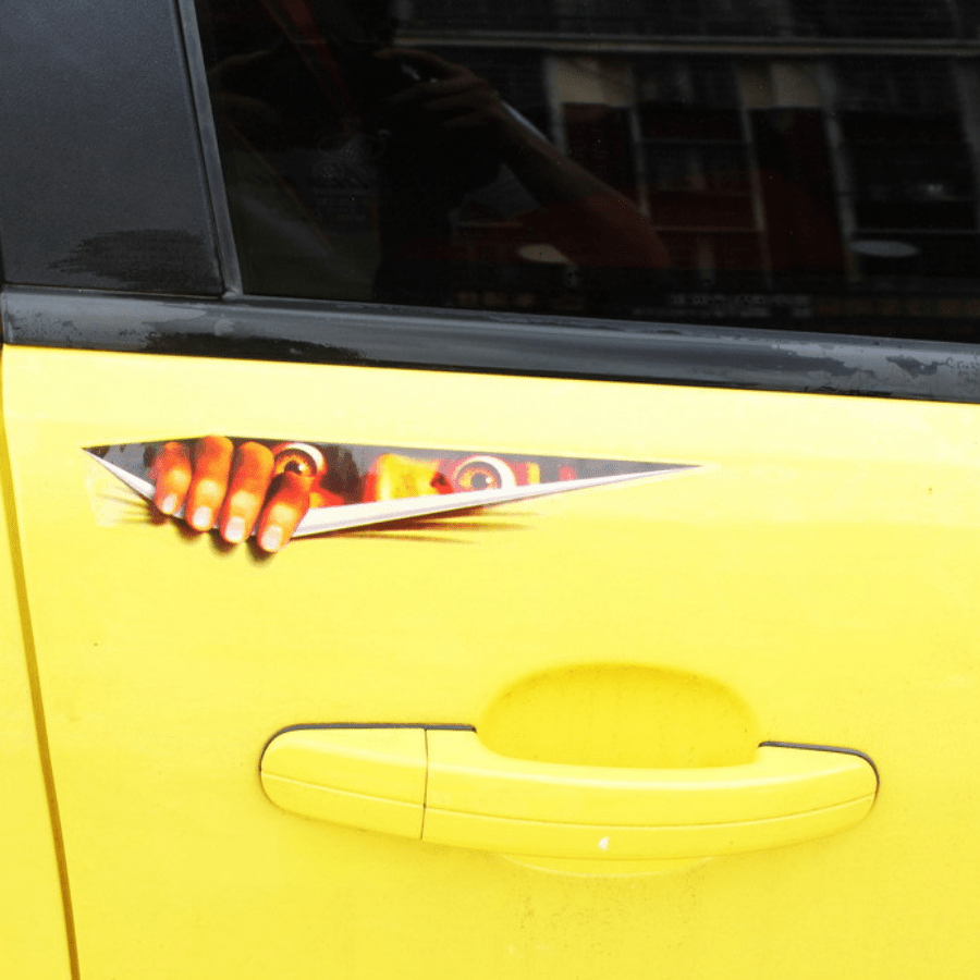 3D Car Auto Windshield Eye Sticker Decal