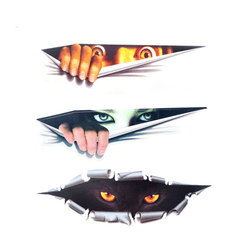 3D Car Auto Windshield Eye Sticker Decal