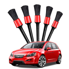 5pcs Car Detailing Fine Fiber Brush Auto Detail Universal Dashboard Clean Tools