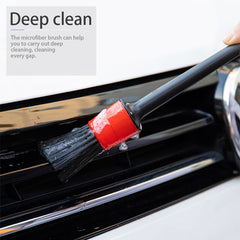 5pcs Car Detailing Fine Fiber Brush Auto Detail Universal Dashboard Clean Tools