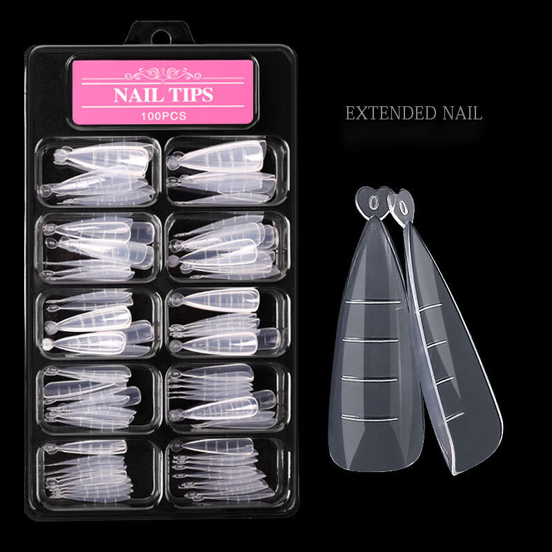 100Pcs Nail Mold Tips Dual Nail Extension