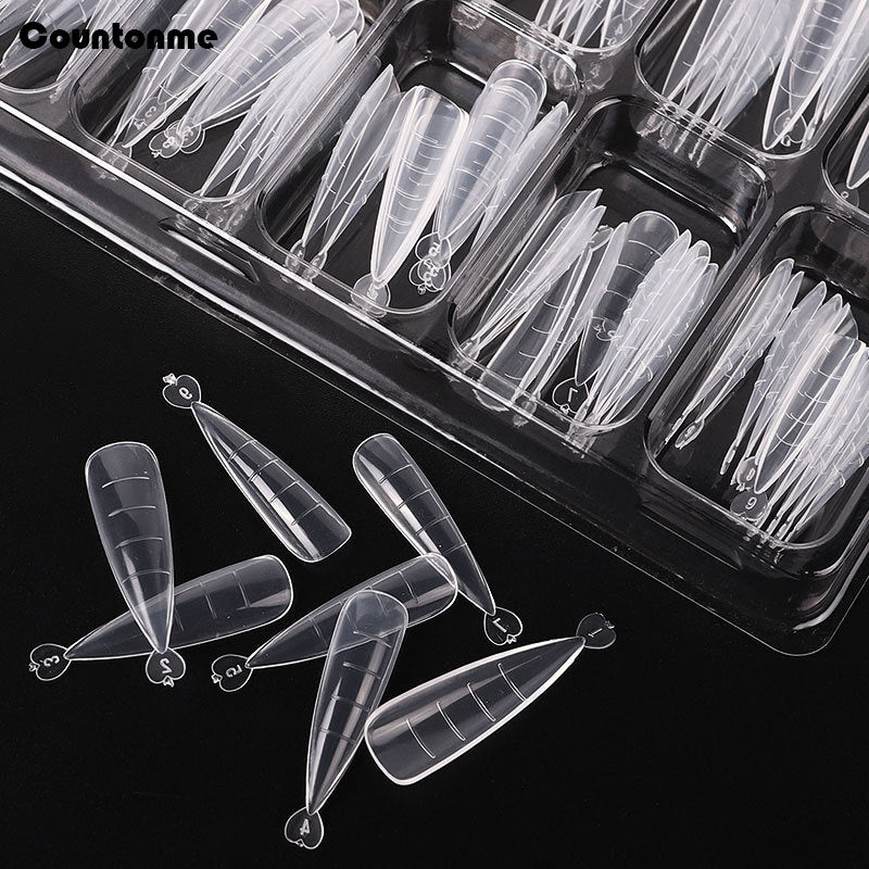 100Pcs Nail Mold Tips Dual Nail Extension