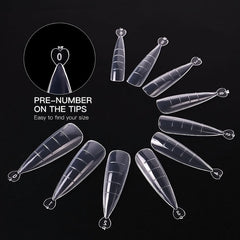 100Pcs Nail Mold Tips Dual Nail Extension