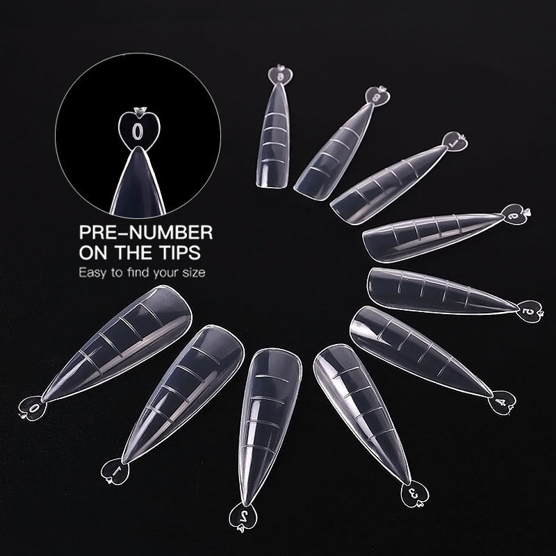 100Pcs Nail Mold Tips Dual Nail Extension