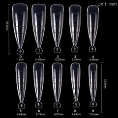 100Pcs Nail Mold Tips Dual Nail Extension