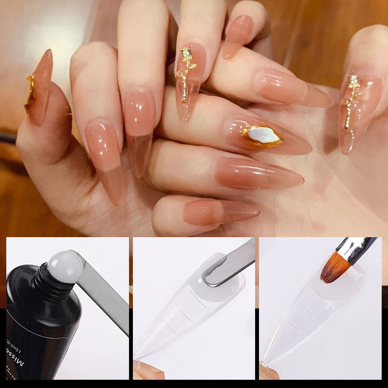 100Pcs Nail Mold Tips Dual Nail Extension