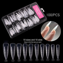 100Pcs Nail Mold Tips Dual Nail Extension