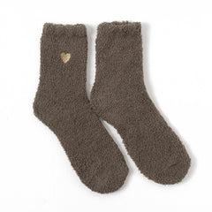 8 Pairs Women's Soft Heart Mid Tube Socks