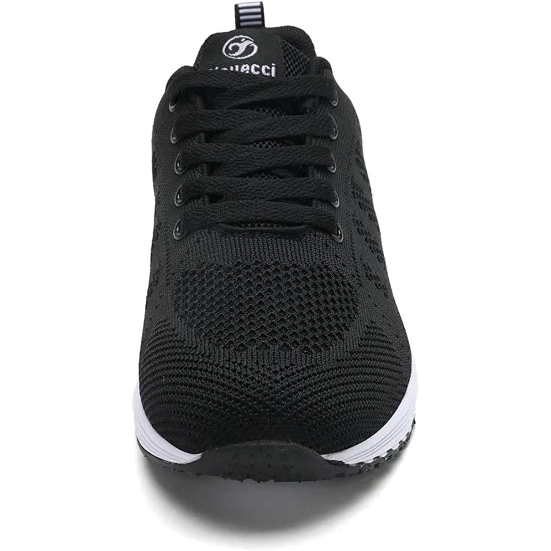 Mesh Breathable Lace up Shoes For Tennis Running