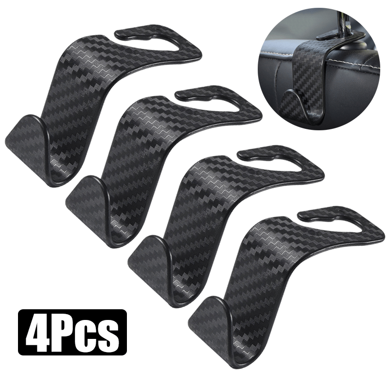 4pcs Auto Seat Headrest Hook Storage