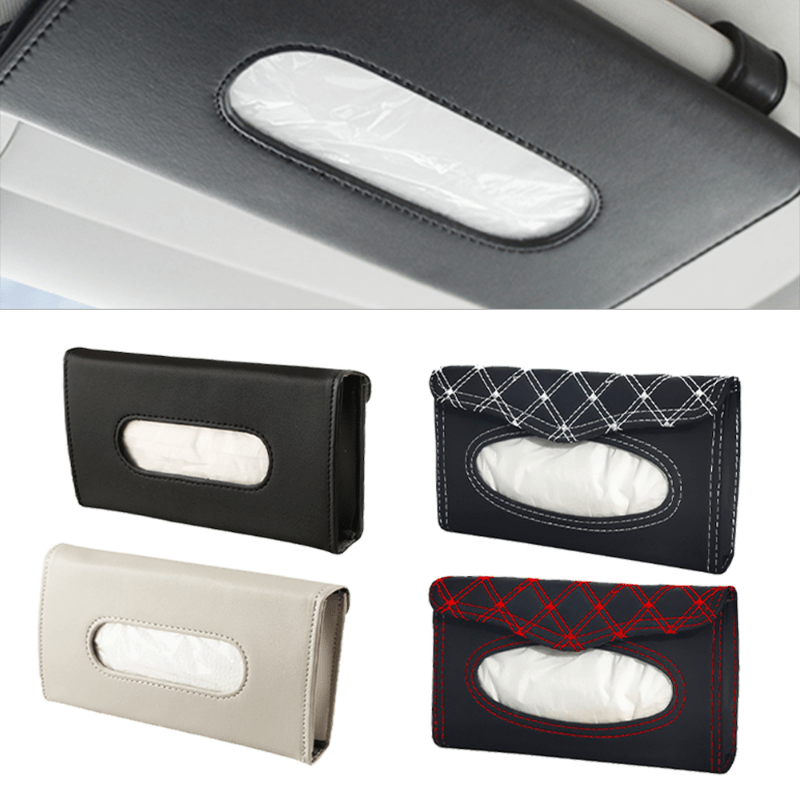 Car Tissue Box Towel Set for Sun Visor