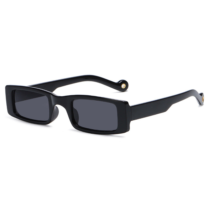 Square Frame Sunglasses Black