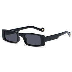 Square Frame Sunglasses Black
